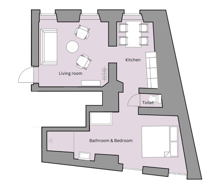 Charming 45M2 Apartment In Heart Of Graz Exterior photo